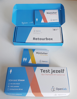 verzenddoosjes voor SOA zelftestkit