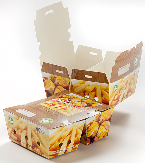 snackverpakking, verpakking patat, verpakking snack, kartonnen verpakking snack