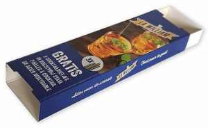 bedrukte schuifdoosje met in full color bedrukte sleeve met logo, sliding box, kleine schuifdoos