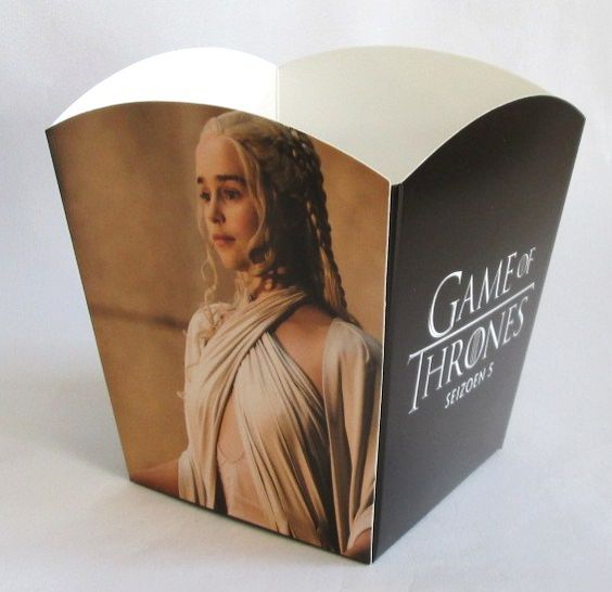 bedrukt popcorn bakje container beker voor film serie game of thrones