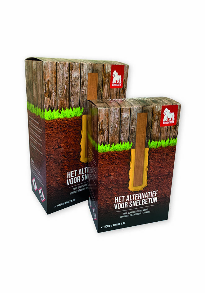 bedrukt doosje met 2 maten autolock bodem in full color bedrukt met logo op maat gemaakt