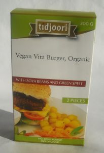 bedrukte doos voor diepvries vegetarische burgers in full color met logo