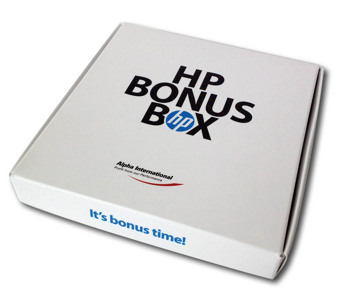 bedrukte klepdoos vierkant in full color met logo bonus box 140x140x21 mm