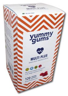 bedrukte doos voor pot met gummy supplementen in full color bedrukt met logo