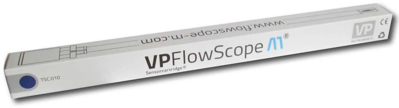 lange bedrukte doos voor onderdeel flowscope bedrukt in full color met interieur